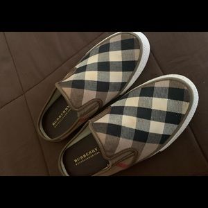 Burberry Nova Check Canvas Slides